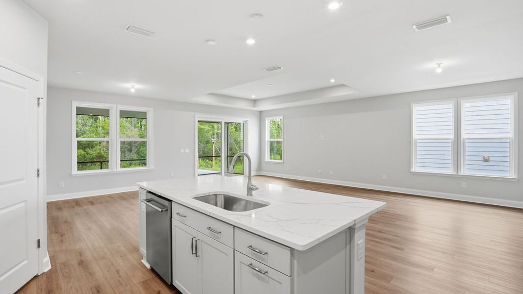 Furnished interior view inside a new home in Midpoint at New Riverside, Bluffton (Image 13).