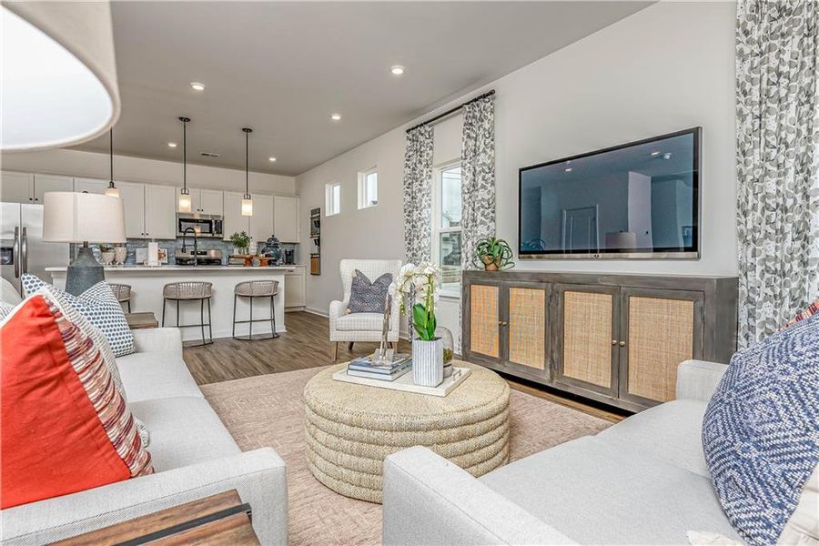 Furnished interior view inside a new home in Hillcrest Park, Ringgold (Image 10).