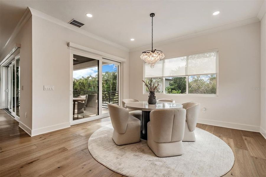 Furnished interior view inside a new home in , Tampa (Image 10).