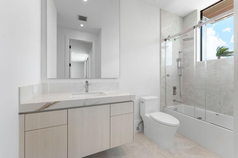 Furnished interior view inside a new home in , Boca Raton (Image 11).