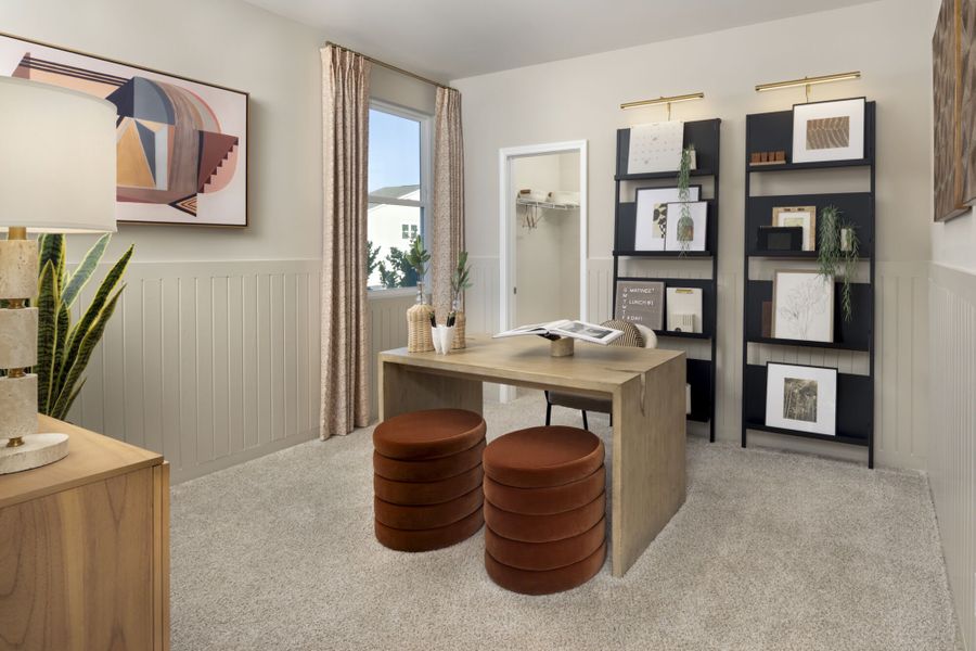 Furnished interior view inside a new home in Bratton Pointe, Rock Hill (Image 11).