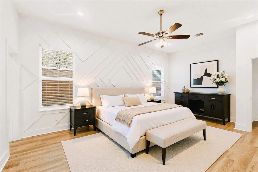 Furnished interior view inside a new home in , Dallas (Image 16). Furnished interior view inside a new home in , Dallas (Image 16).