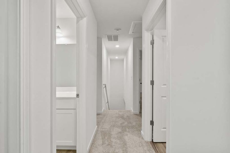 Representative unfurnished interior of a home built from the Baker by Ashton Woods in Langston Reserve, Cartersville (Image 40).