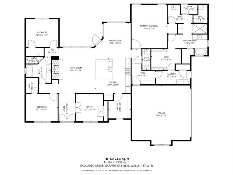 2D floor plan layout of this home in , Godley, TX (Image 4).
