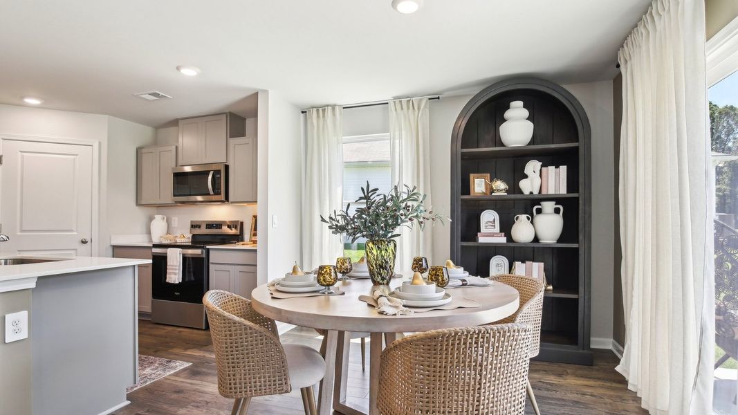 Furnished interior view inside a new home in Parkside Point, Portland (Image 17).