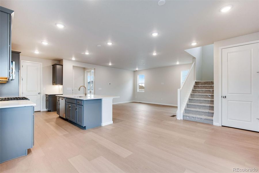 Furnished interior view inside a new home in Painted Prairie, Aurora (Image 15).