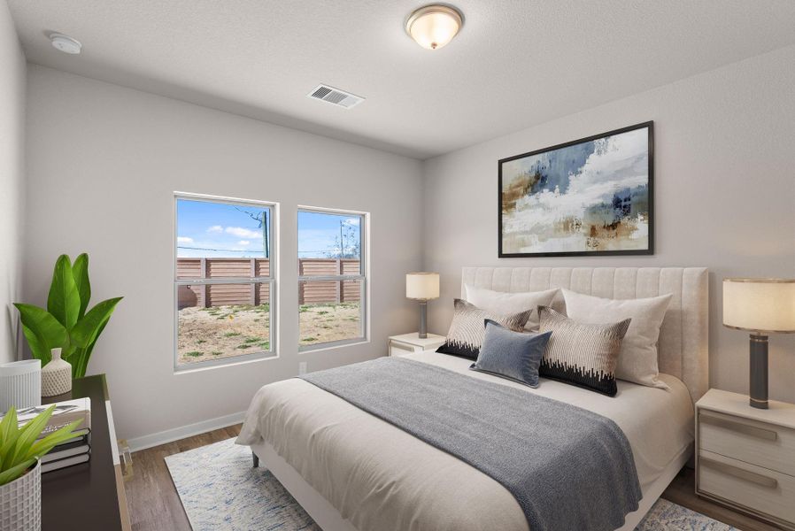 Furnished interior view inside a new home in , Alvin (Image 11).