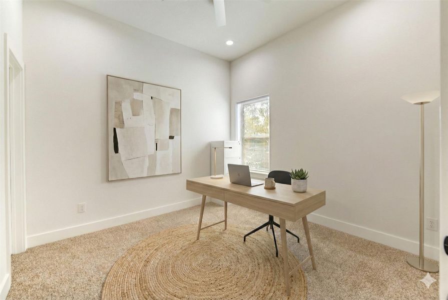 Furnished interior view inside a new home in , Houston (Image 11).