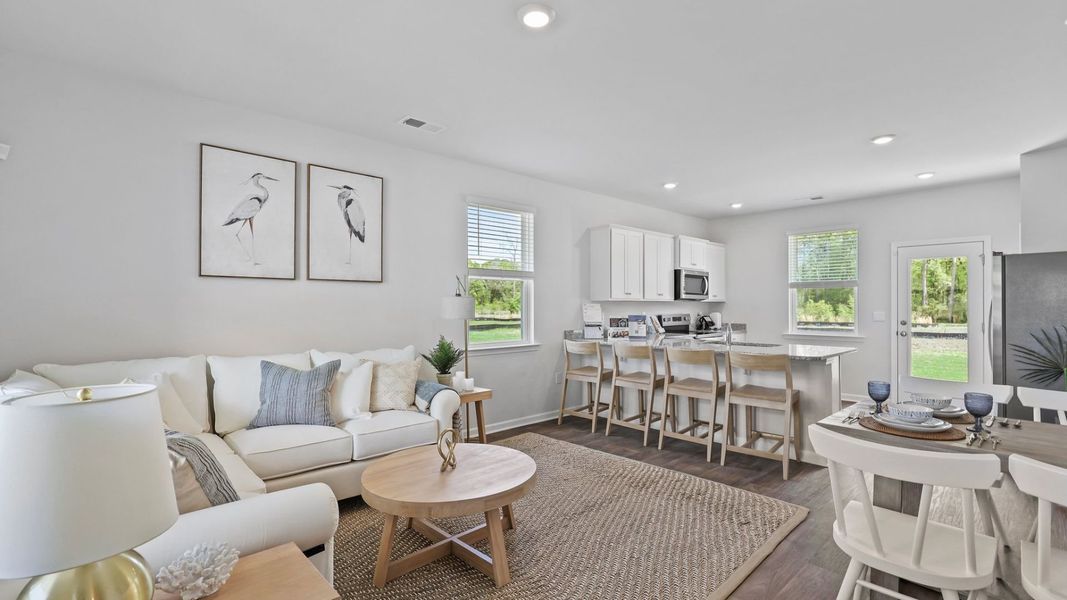 Representative furnished interior of a home built from the CURTIS by D.R. Horton in North Shore, Summerton (Image 9).