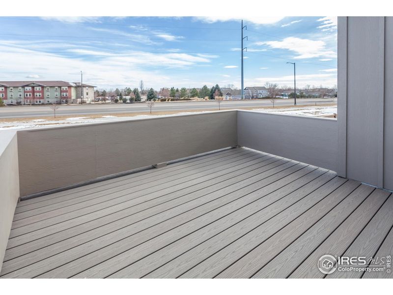 Exterior details and patio area of a home in Wilson Commons, Loveland (Image 26).