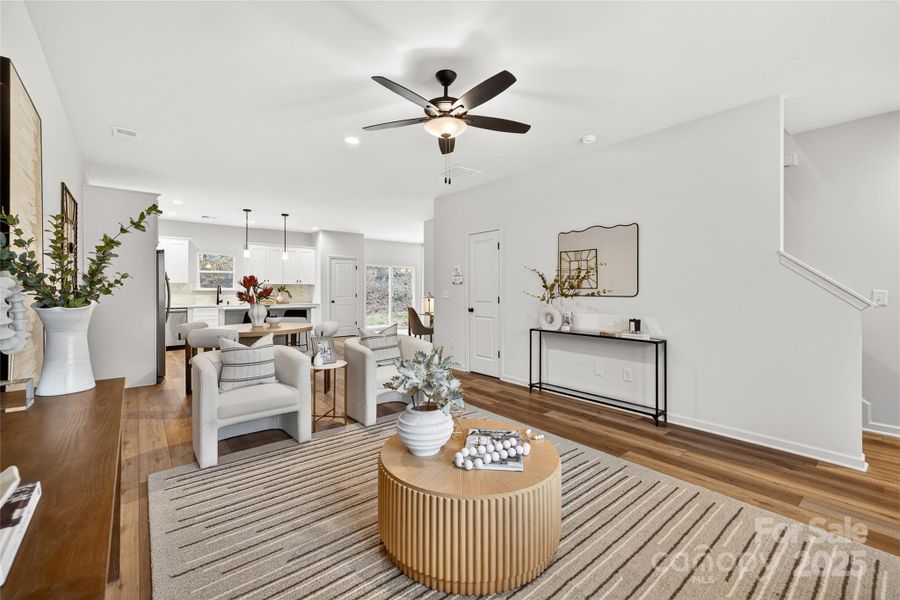 Furnished interior view inside a new home in , Charlotte (Image 6).