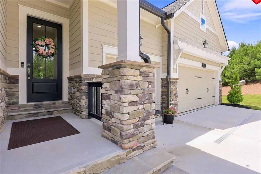 Exterior details and patio area of a home in , Flowery Branch (Image 4). Exterior details and patio area of a home in , Flowery Branch (Image 4).