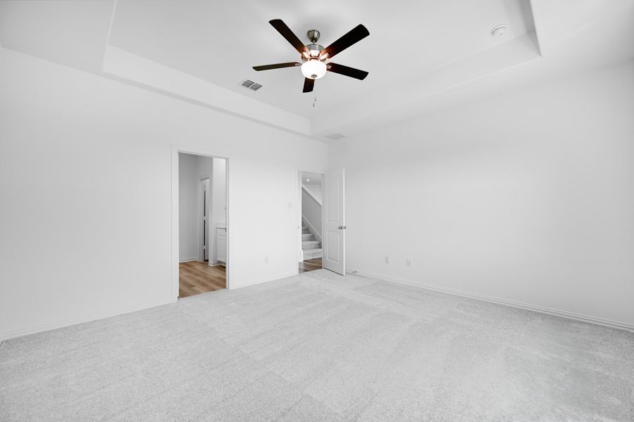 Spacious, unfurnished interior of a new home in River Ridge, Crandall (Image 23). Spacious, unfurnished interior of a new home in River Ridge, Crandall (Image 23).