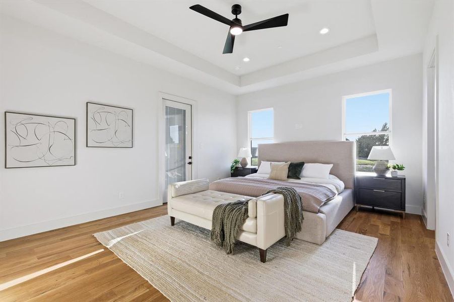 Furnished interior view inside a new home in , Red Oak (Image 29).