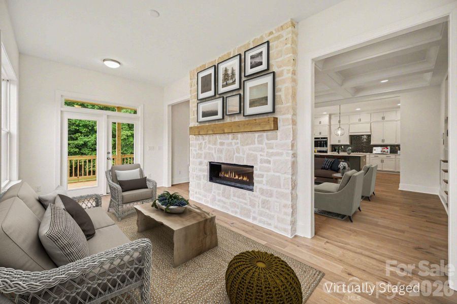 Furnished interior view inside a new home in Shepherds Trace, Clover (Image 15).