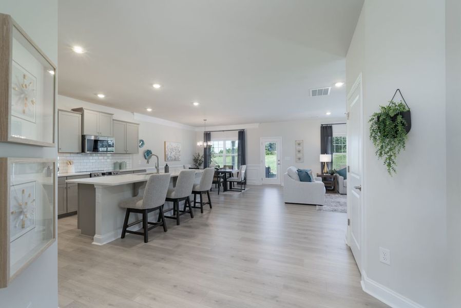 Representative furnished interior of a home built from the 3327 by Adams Homes in Harrison Valley Estates, Simpsonville (Image 11). Representative furnished interior of a home built from the 3327 by Adams Homes in Harrison Valley Estates, Simpsonville (Image 11).