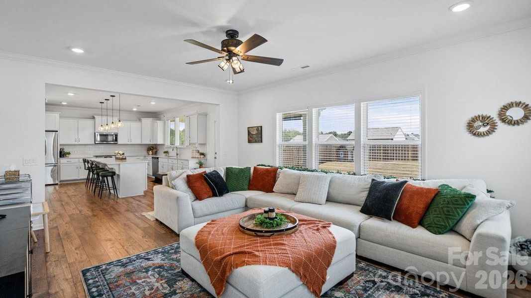 Furnished interior view inside a new home in , Statesville (Image 13).