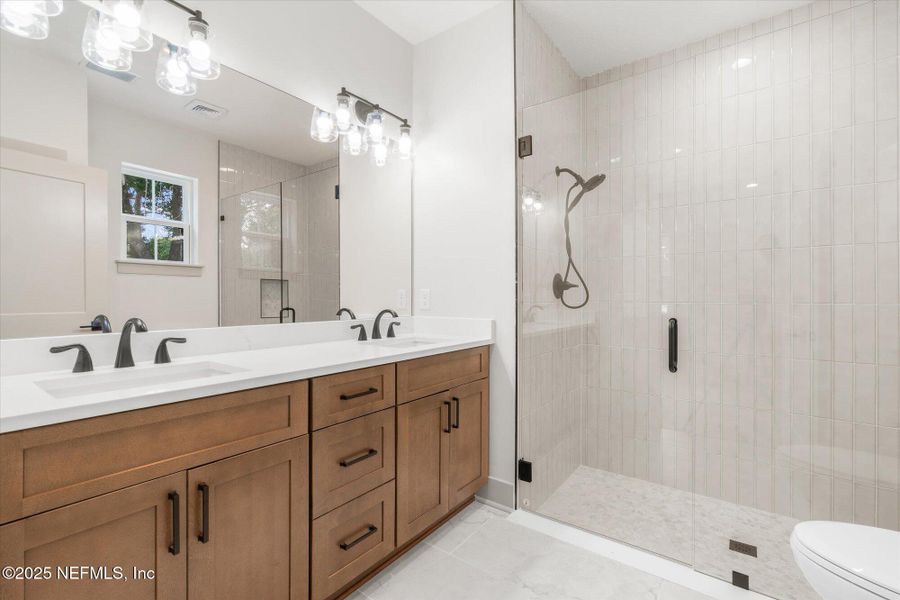 Furnished interior view inside a new home in , San Mateo (Image 9). Furnished interior view inside a new home in , San Mateo (Image 9).