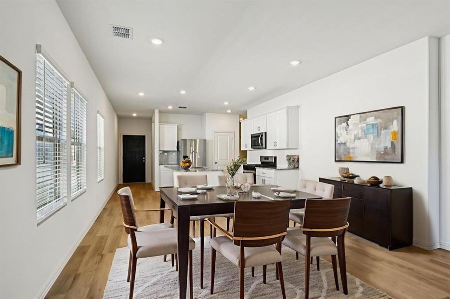Furnished interior view inside a new home in Lakehaven - Spring Series, Farmersville (Image 6).