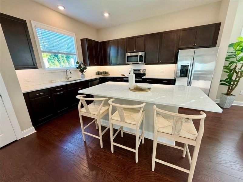 Furnished interior view inside a new home in , Newnan (Image 6).