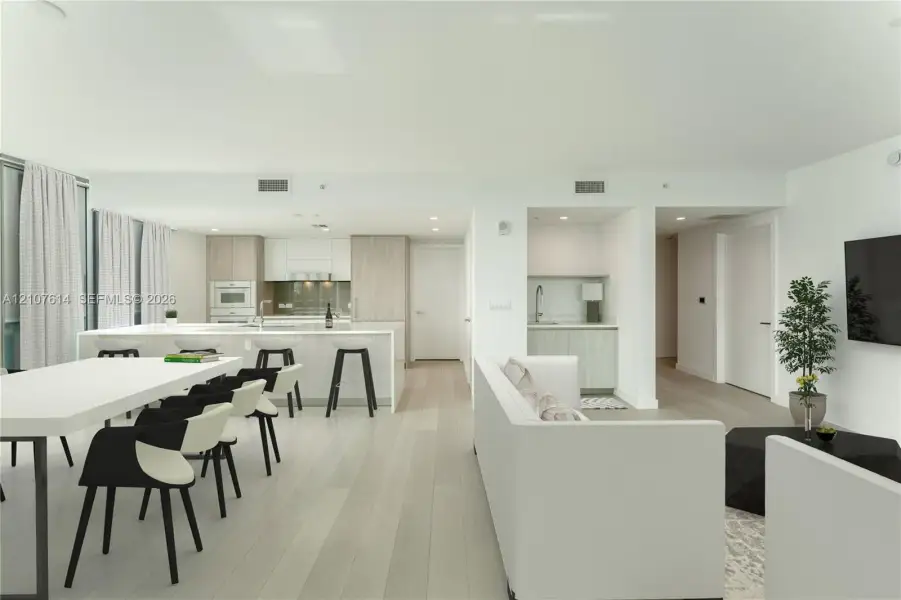 Furnished interior view inside a new home in , Bay Harbor Islands (Image 6).