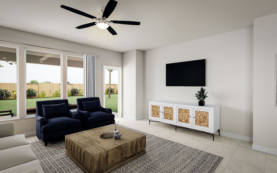Furnished interior view inside a new home in Mason Woods, Cypress (Image 5). Furnished interior view inside a new home in Mason Woods, Cypress (Image 5).