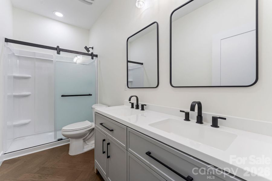 Furnished interior view inside a new home in , Huntersville (Image 5).