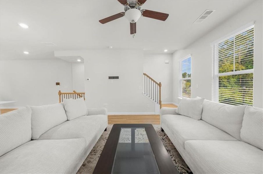 Furnished interior view inside a new home in , Atlanta (Image 30).