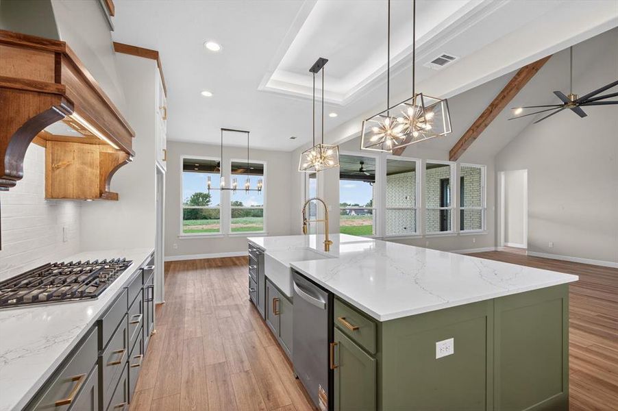 Furnished interior view inside a new home in , Decatur (Image 9).