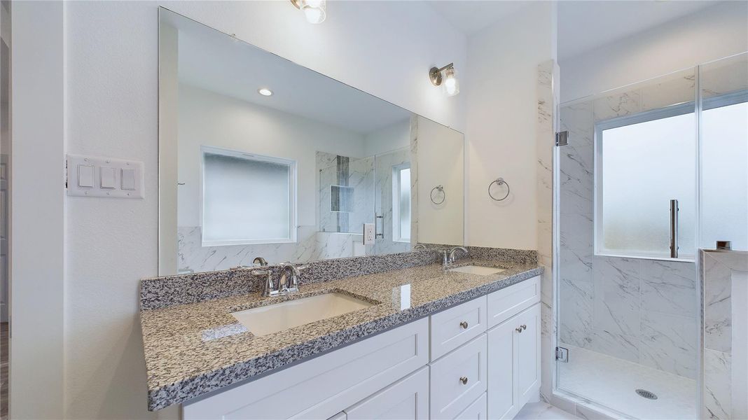 Photos are from another home built by the same builder