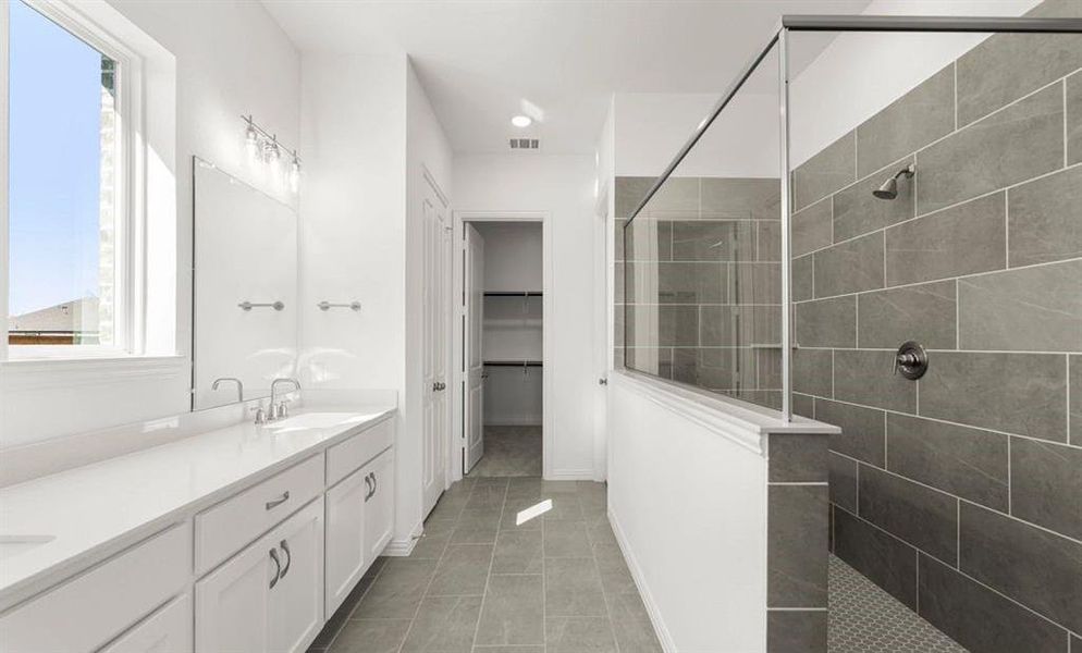 Primary Bathroom Representative Photo featuring the Timeless Collection Primary Bathroom Representative Photo featuring the Timeless Collection