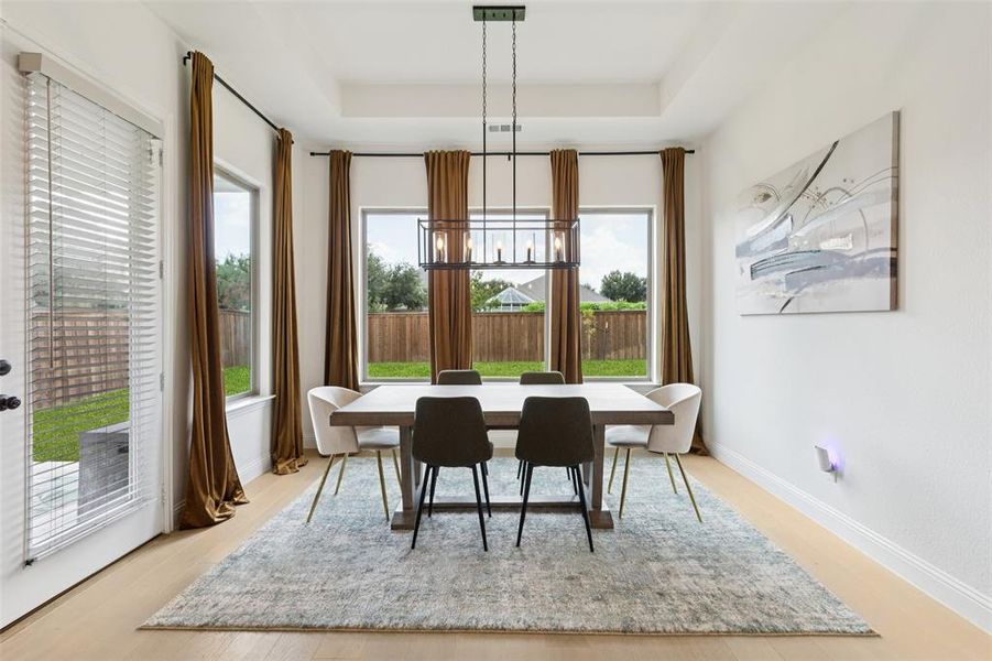 Furnished interior view inside a new home in , Rowlett (Image 30).