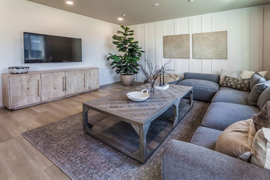 Representative furnished interior of a home built from the Clemens by Hartford Homes in Bloom, Fort Collins (Image 14).