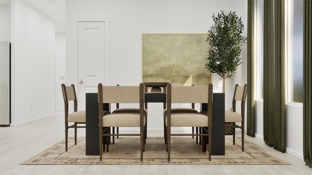 Furnished interior view inside a new home in , Elgin (Image 21).