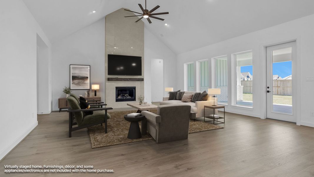 Furnished interior view inside a new home in Fulshear Lakes, Fulshear (Image 7).