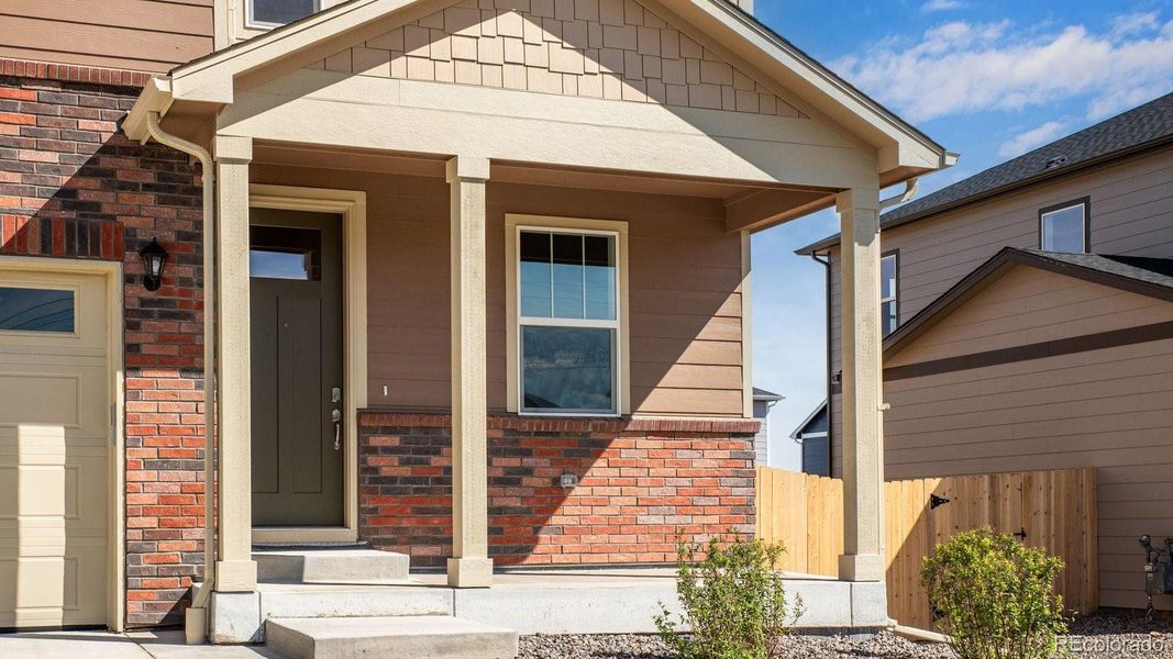 Exterior details and patio area of a home in Timberleaf, Thornton (Image 3). Exterior details and patio area of a home in Timberleaf, Thornton (Image 3).