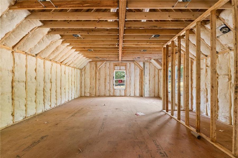 In-progress construction of a new home in , Hoschton, GA (Image 17).