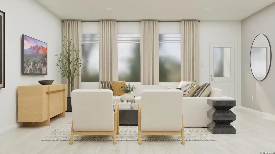 Furnished interior view inside a new home in Juniper Ranch, Spring Branch (Image 5).