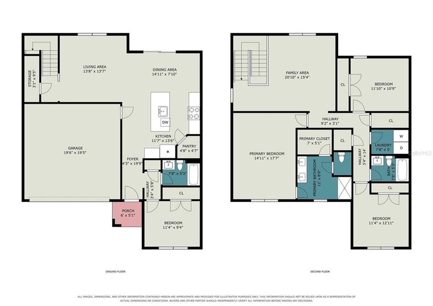 2D floor plan layout of this home in , Plant City, FL (Image 6). 2D floor plan layout of this home in , Plant City, FL (Image 6).