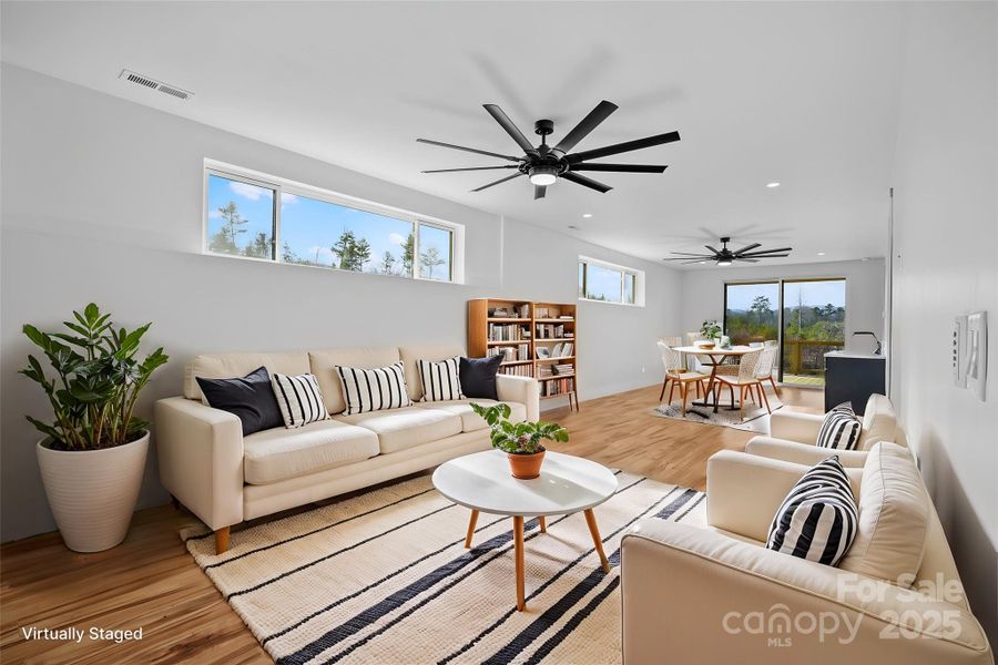 Lower Level- Family Room/Rec Area