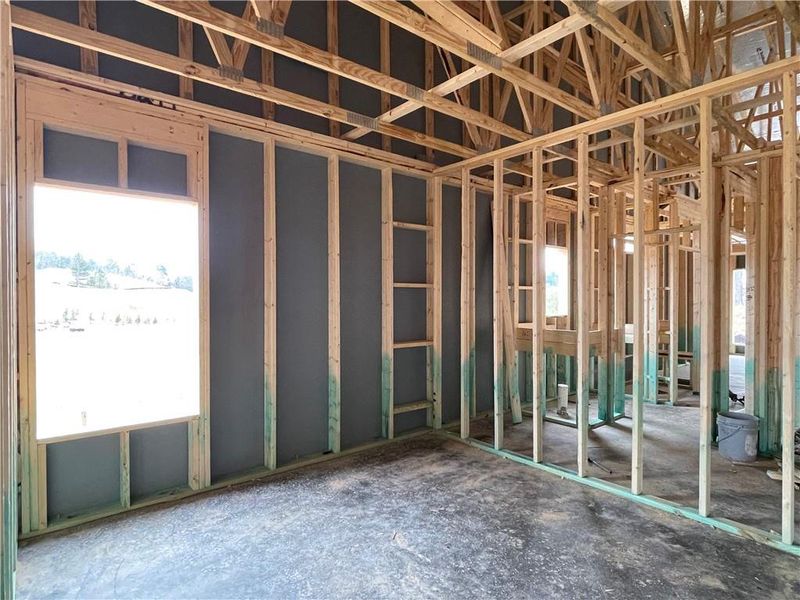 In-progress construction of a new home in , Gainesville, GA (Image 12).