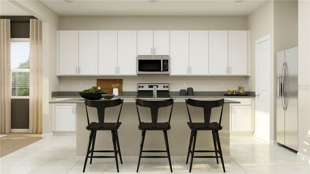 Furnished interior view inside a new home in Waterstone: Estate II Collection, Groveland (Image 15).