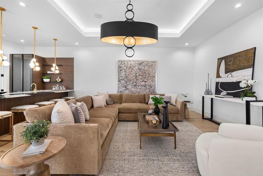 Furnished interior view inside a new home in , Southlake (Image 34).