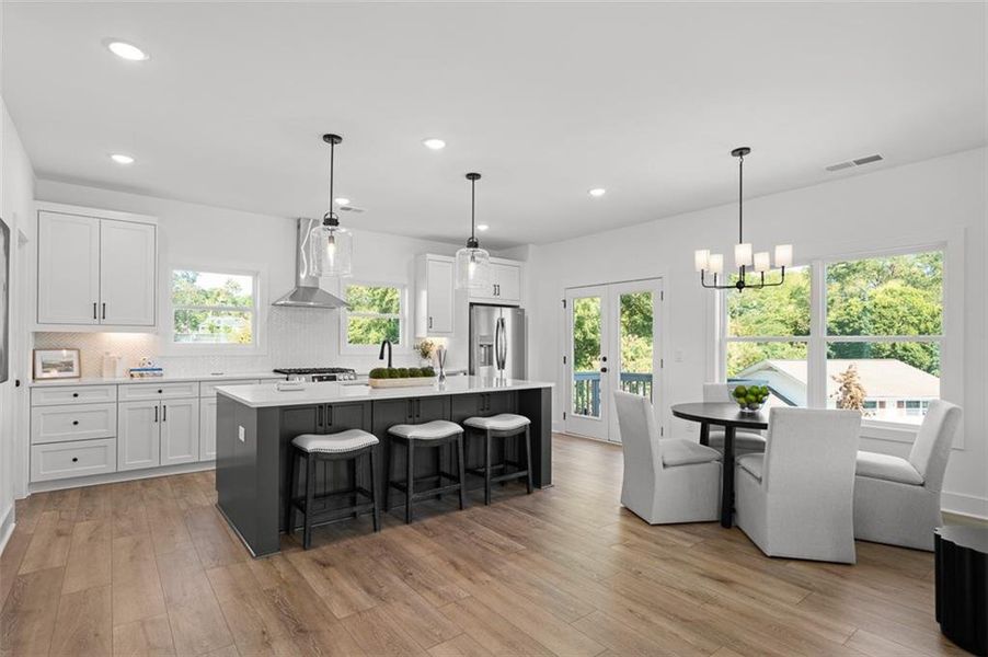Furnished interior view inside a new home in King's Landing, Hapeville (Image 4).