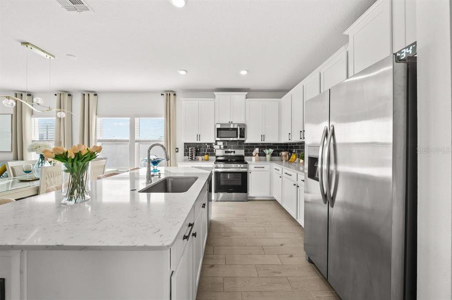 Furnished interior view inside a new home in , Ocala (Image 13).