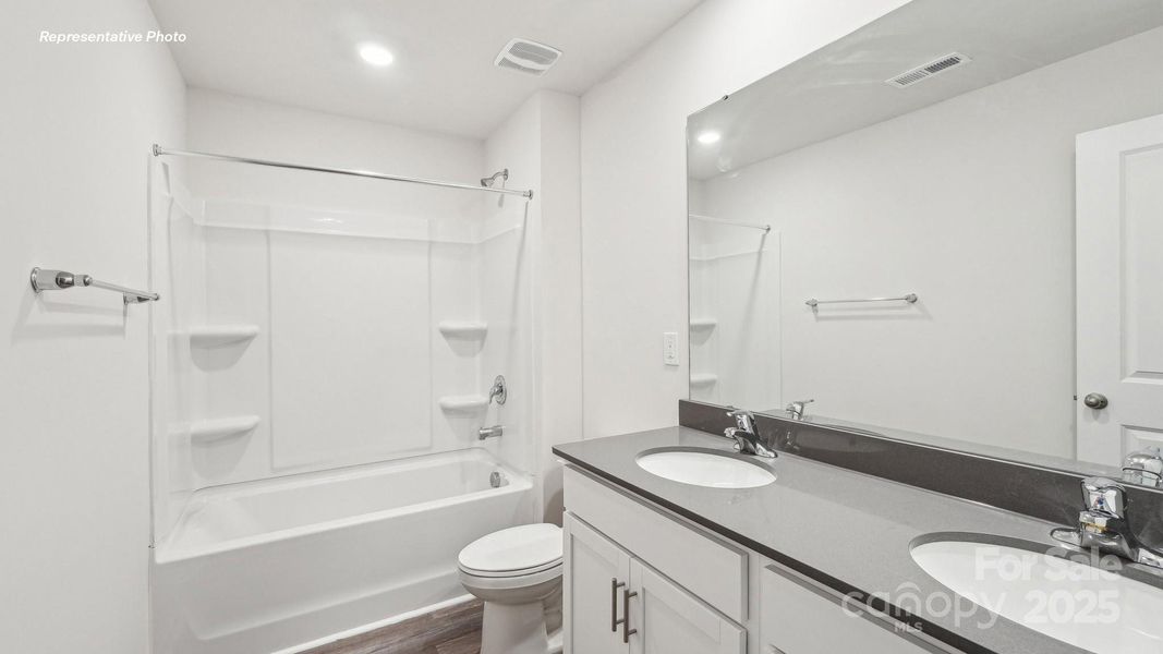 Furnished interior view inside a new home in Reedy Creek Preserve, Charlotte (Image 3).