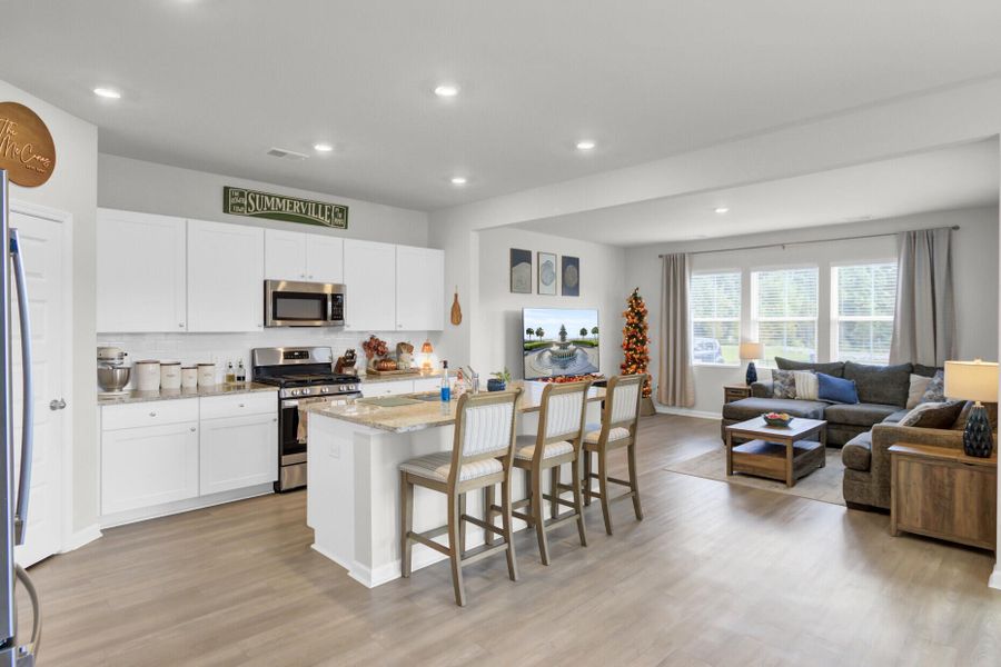Furnished interior view inside a new home in , Summerville (Image 25).
