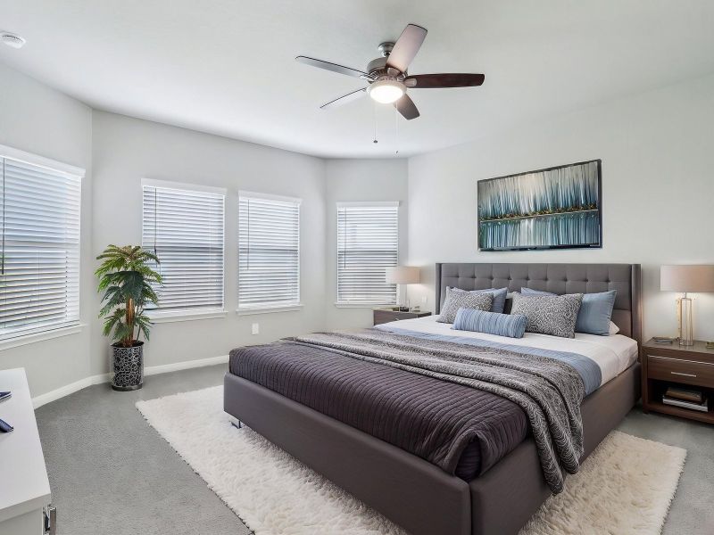 Furnished interior view inside a new home in Legendary Trails - Premier Series, Cibolo (Image 5).