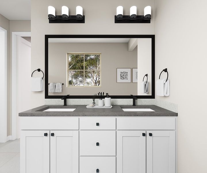 Representative furnished interior of a home built from the Orchard Plan 3003 by Tri Pointe Homes in Waterston Central, Gilbert (Image 7).