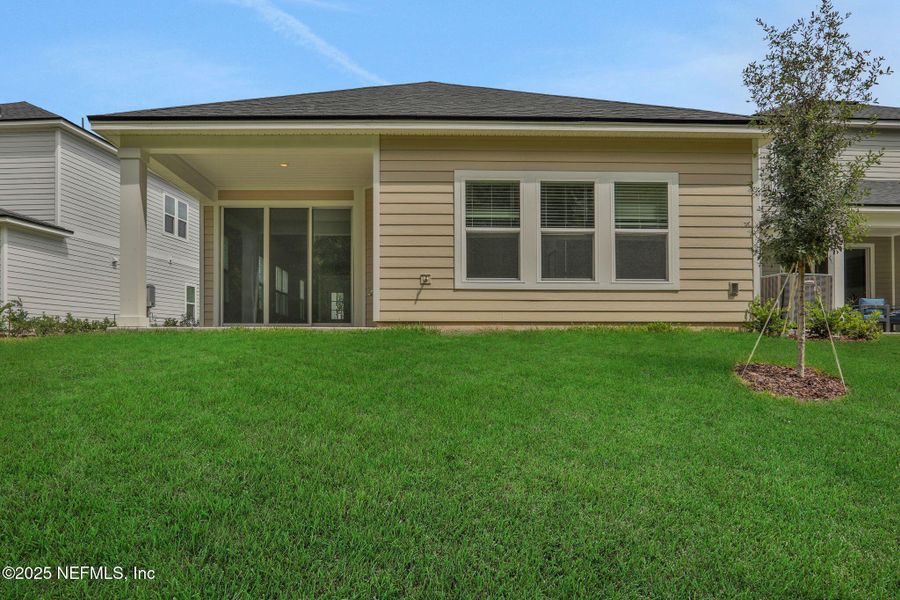 Exterior details and patio area of a home in TrailMark, St. Augustine (Image 20). Exterior details and patio area of a home in TrailMark, St. Augustine (Image 20).